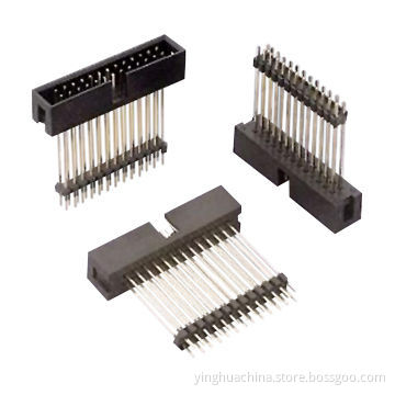 SMT Box Header with 2.54mm Pitch, Board Stacker, Straight Angle